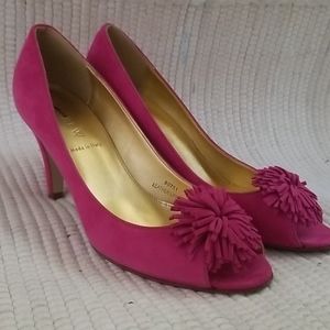 J.Crew Suede Peep Toe